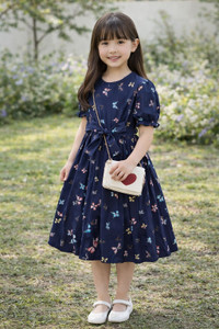 ADAANA LIFESTYLE Indi Girls Midi/Knee Length Party Dress