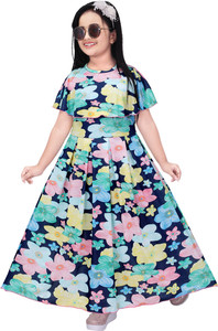 Laraib Fashion Girls Maxi/Full Length Casual Dress