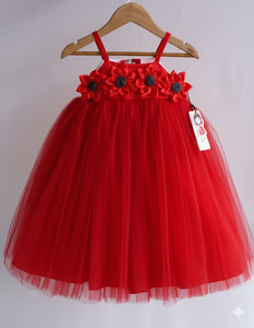 MYTEX FASHION Girls Below Knee Festive/Wedding Dress