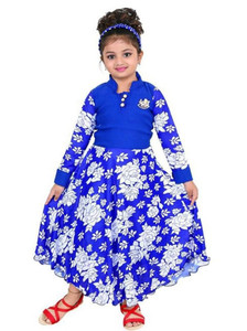 FTC FASHIONS Girls Maxi/Full Length Party Dress