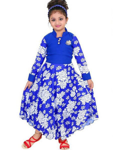 FTC FASHIONS Girls Maxi/Full Length Party Dress