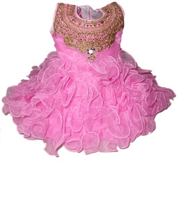 Lalisha Baby Girls Midi/Knee Length Festive/Wedding Dress