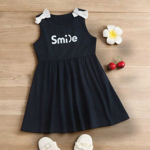 Mimmy Kids Girls Midi/Knee Length Casual Dress