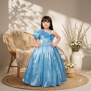 BTGARMENT Girls Maxi/Full Length Party Dress