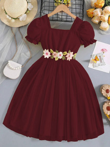 Miss & Chief Girls Midi/Knee Length Party Dress