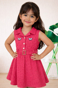 NAUSIN FASHION Indi Girls Mini/Short Party Dress