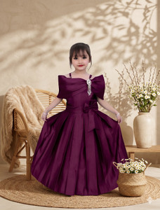 MHFASHIONMART Girls Maxi/Full Length Party Dress