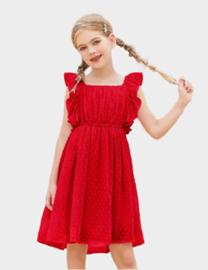 Rcube Girls Midi/Knee Length Festive/Wedding Dress