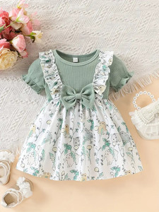 shopivatestore Girls Midi/Knee Length Casual Dress