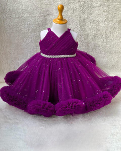 LM FASHION Baby Girls Maxi/Full Length Party Dress