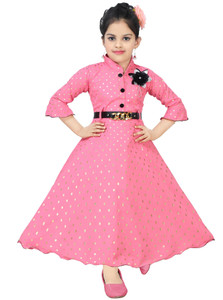 UNICKFASHION Girls Maxi/Full Length Party Dress