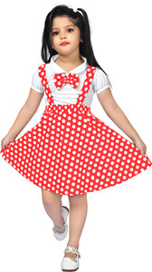 PERFECTPIVOT Indi Girls Midi/Knee Length Casual Dress