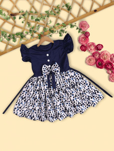 ATIQUE Baby Girls Midi/Knee Length Casual Dress