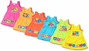 leemony Baby Girls Midi/Knee Length Casual Dress