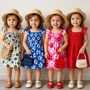 Squirtle Baby Girls Midi/Knee Length Party Dress
