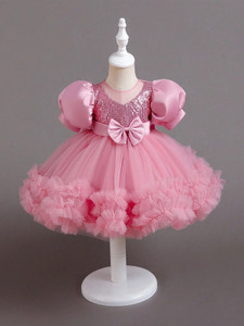 Prachi Creation Girls Above Knee Party Dress