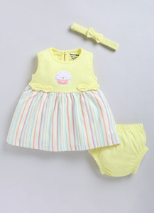 Smart Baby Baby Girls Midi/Knee Length Casual Dress