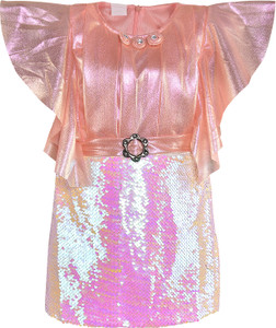 Wishkaro Girls Midi/Knee Length Party Dress