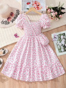 Miss & Chief Girls Midi/Knee Length Party Dress
