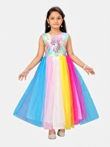 Wishhkaroo Girls Maxi/Full Length Festive/Wedding Dress