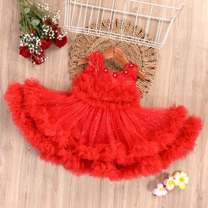 New Ekta Dresses Baby Girls Midi/Knee Length Party Dress