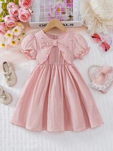 MENSBIT Baby Girls Midi/Knee Length Casual Dress