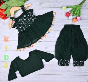 SAMJHO FASHION Baby Girls Party(Festive) Gown Pant