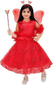 apna collection Girls Maxi/Full Length Party Dress