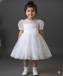 IZHANCOLLECTION Baby Girls Below Knee Party Dress