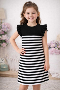Dhanoo Fashion Girls Above Knee Casual Dress