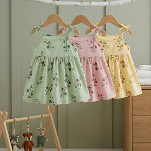 silk and sole Indi Baby Girls Midi/Knee Length Casual Dress