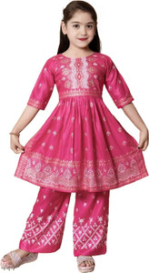 Katalyn Girls Midi/Knee Length Casual Dress