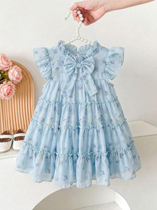 DHARMIKAAY TRENDZ Girls Above Knee Party Dress