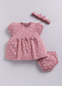 Smart Baby Baby Girls Above Knee Casual Dress