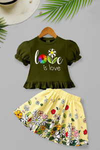 DRUZZEE Indi Baby Girls Midi/Knee Length Casual Dress
