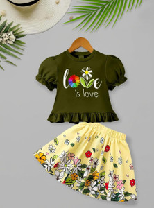 DRUZZEE Indi Baby Girls Midi/Knee Length Casual Dress