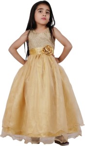 Wow princess Girls Maxi/Full Length Casual Dress