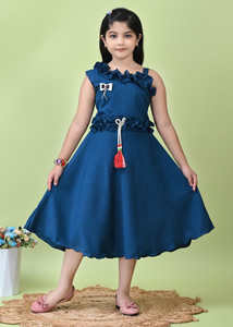 j.n.s rozina Indi Girls Below Knee Festive/Wedding Dress