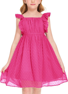 PASSION JUMP Girls Midi/Knee Length Casual Dress