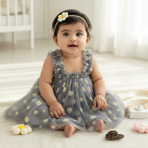 PR VASTRAA Indi Baby Girls Above Knee Party Dress