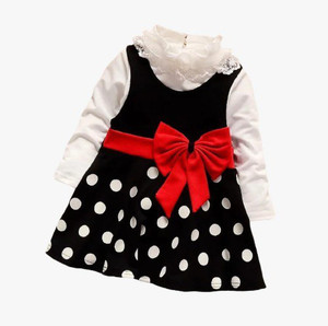 MUSKAN BEAUTY COLLECTION Girls Midi/Knee Length Casual Dress