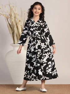 Fashion Dream Girls Calf Length Casual Dress