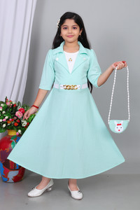 Gk Garment Kart Girls Maxi/Full Length Festive/Wedding Dress