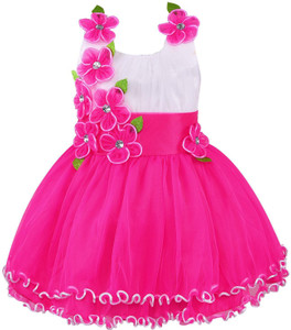 Wishkaro Girls Midi/Knee Length Party Dress