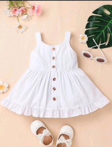 EKOVE Girls Midi/Knee Length Casual Dress