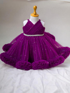 R RAI FASHION Indi Baby Girls Above Knee Festive/Wedding Dress