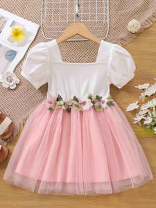 mayara fashion Girls Midi/Knee Length Party Dress