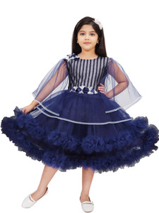 Bongprince Girls Below Knee Party Dress