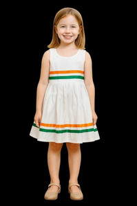 OSG Indi Baby Girls Below Knee Casual Dress