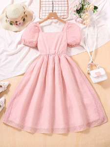 PATALAM Girls Midi/Knee Length Party Dress